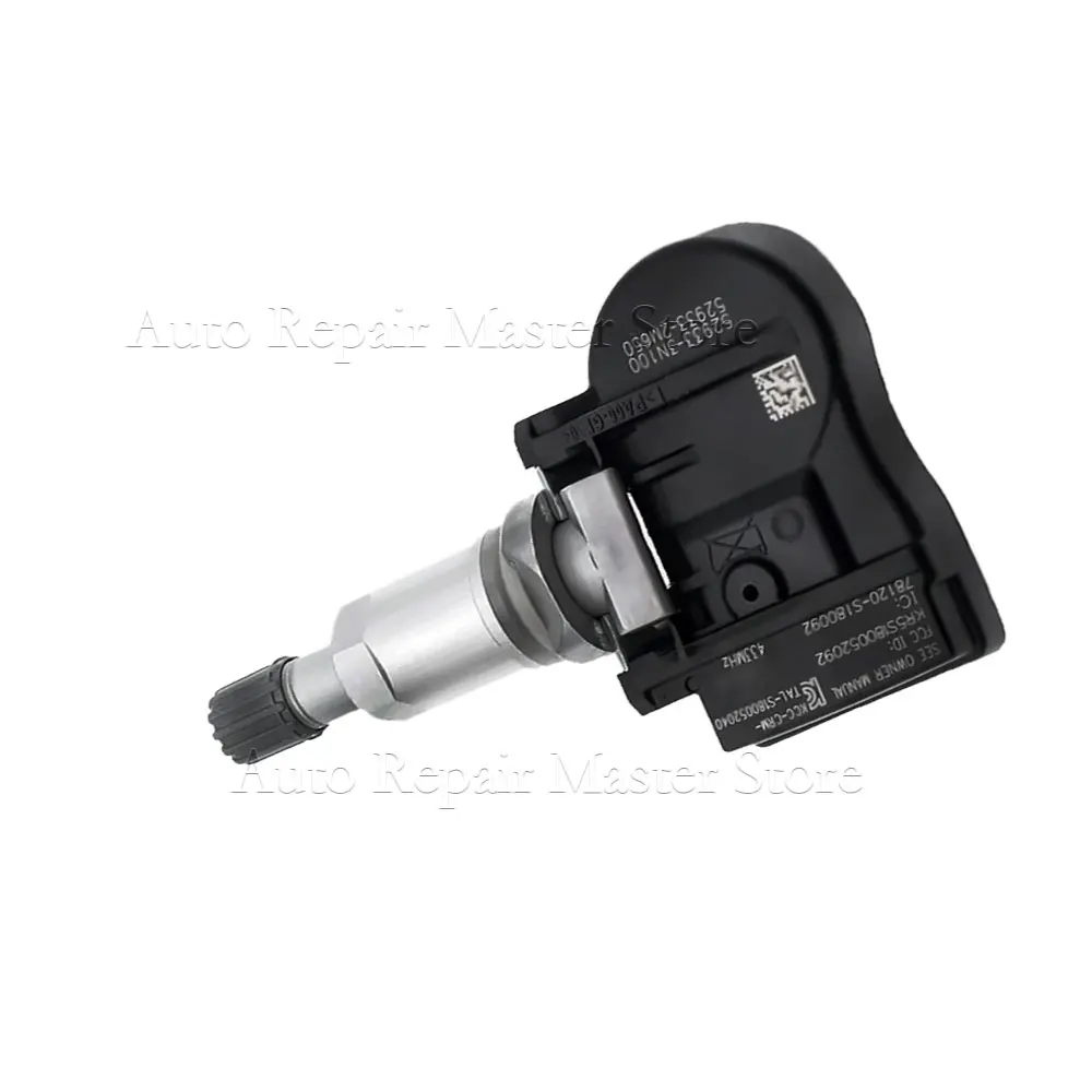 52933-3N100 مستشعر ضغط الإطارات 4 قطعة لشركة Hyundai Accent [HC] Genesis [DH] I30 [GD] Kia Ceed [JD] 433MHZ TPMS 529332 M650