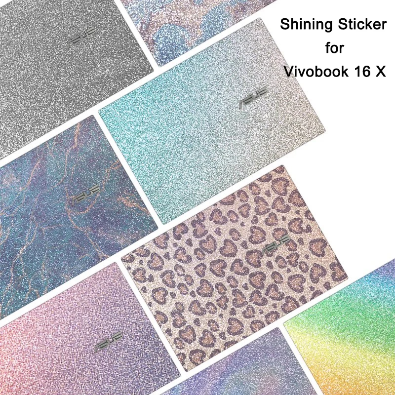 

Crystal Skin Cover Film for ASUS Vivobook Pro 16x Oled 16 inch M7600 X1605 M1605 X1603 Series Bling Sticker Decal