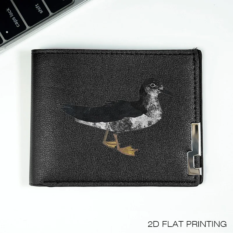 우아한 새 디자인 남성용 지갑 PU 가죽 슬림 비즈니스 스타일 가볍고 내구성 있는 일상용 패션 액세서리