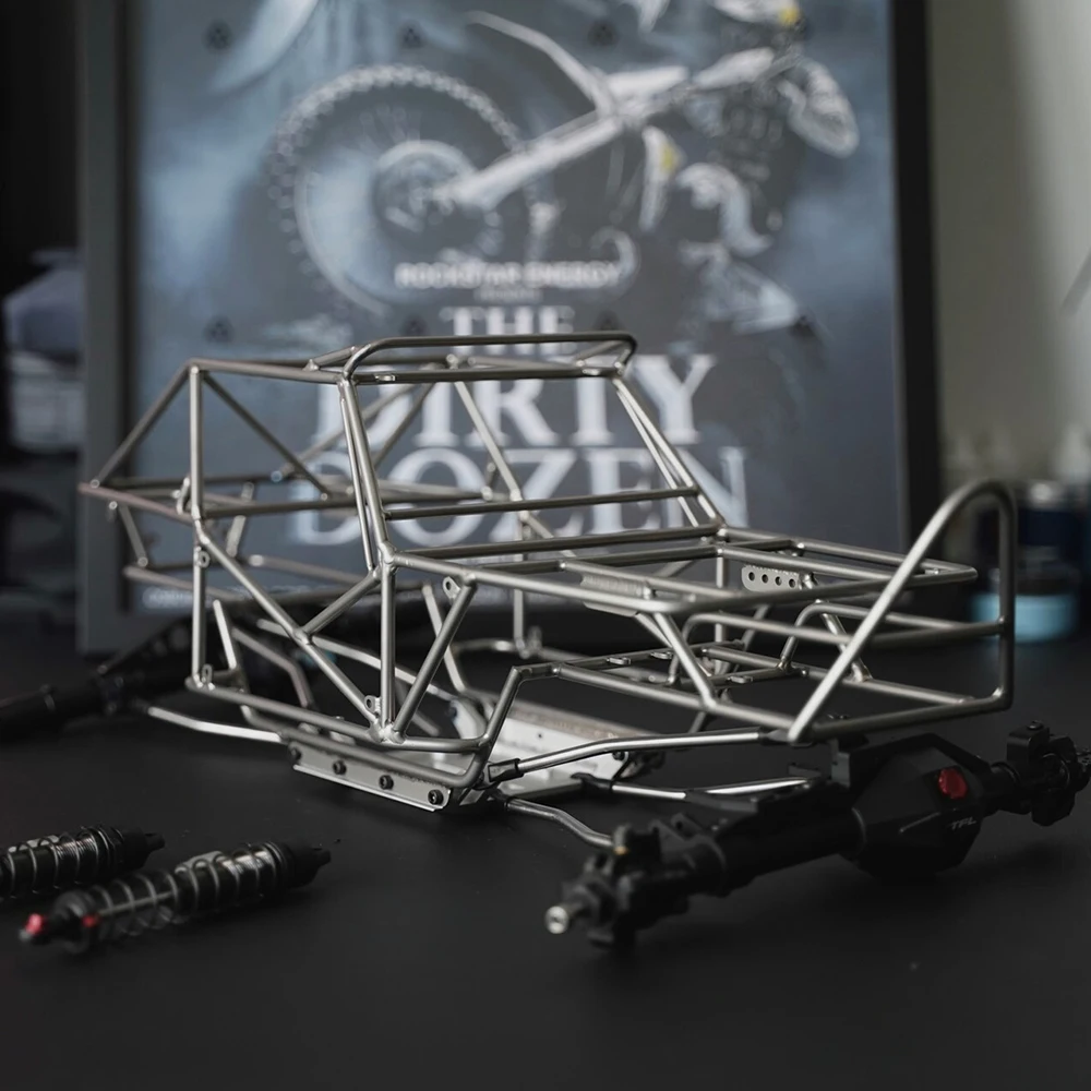 

Titanium Alloy TC4 Frame Pipe Rack Cage for 1/10 RC Crawler Car AXIAL Wraith 90018 90045 Upgrade Parts