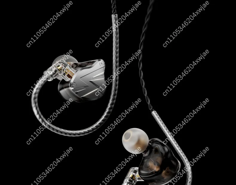 10 Unit Hybrid Driver In-Ear Monitor HiFi Wired Earphones for Stage Music Gaming Noise Isolation