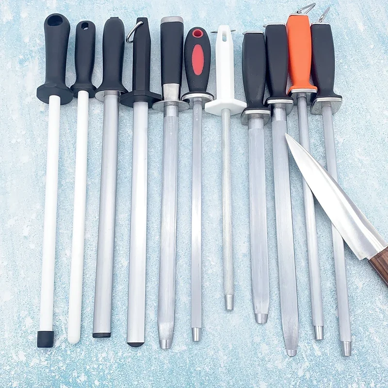 Varilla de afilar con borde afilado apex para uso exterior, barra de afilado para cuchillos de cocina, utensilios de cocina, afilador de cuchillos