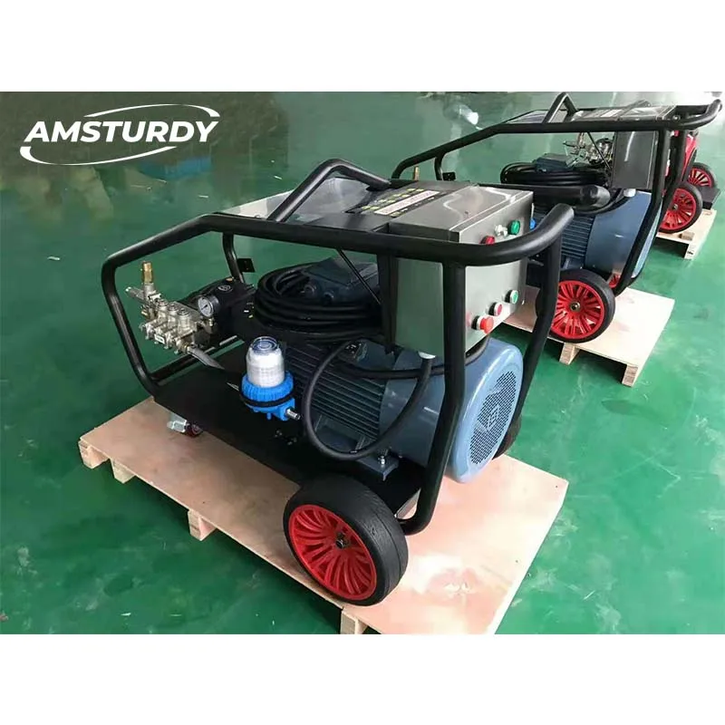 Amsturdy EP350  15kw 350bar 5000psi 22lpm electric industrial high pressure washer machine industrial pressure washers