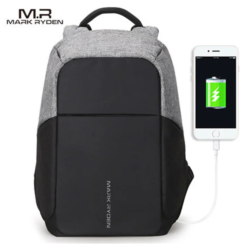 Mark Ryden 15inch Laptop Backpacks For Teenager Multifunction USB charging Men  Fashion Male Mochila Travel backpack anti thief