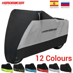 Herobiker nova capa de motocicleta bicicleta toda a temporada à prova ddustágua poeira uv proteção ao ar livre moto scooter moto capa chuva