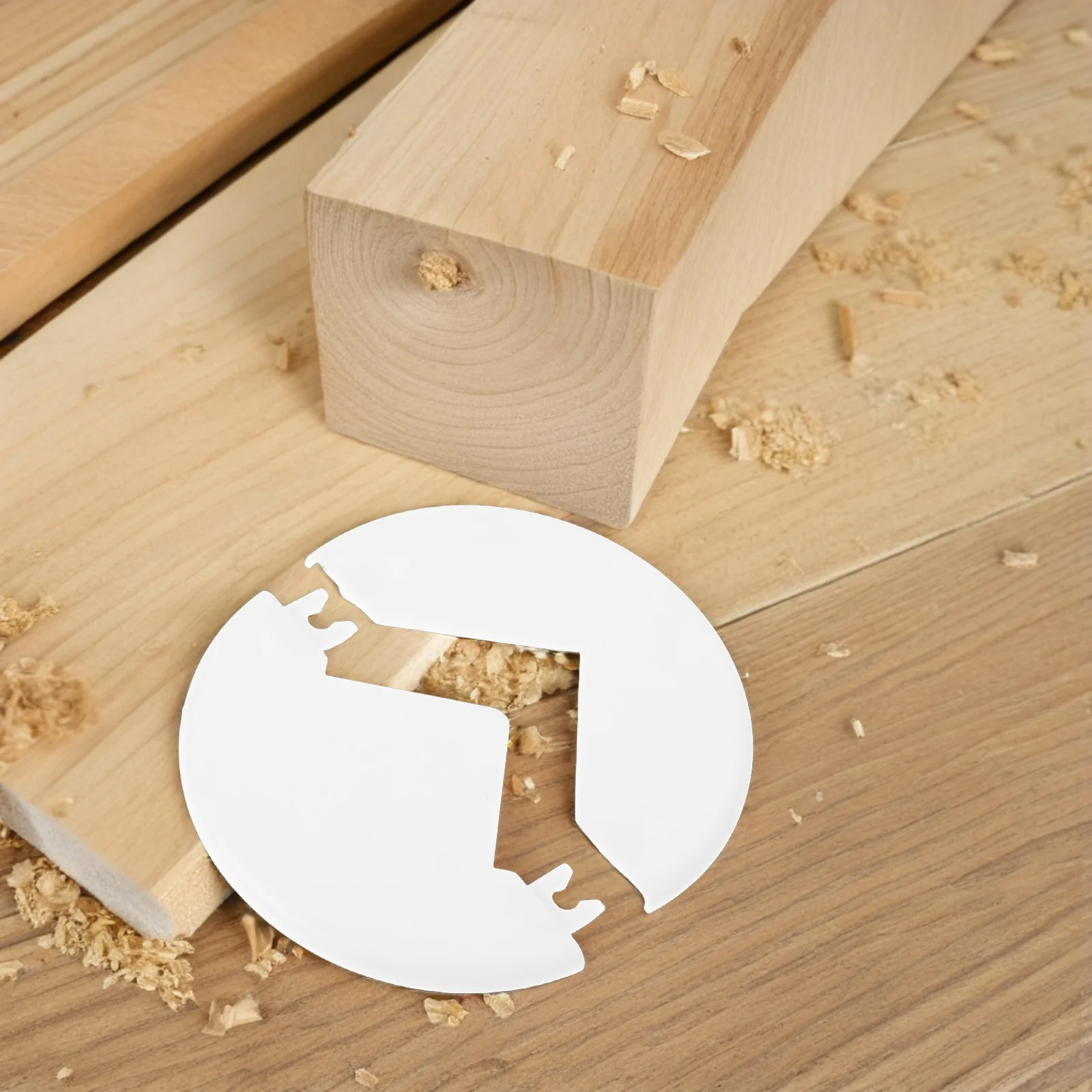 

2pcs Plastic Water Pipe Cover 4Mm Flange Decoration Wall Tube Radiator Drain Line Home Plumbing Projects White Durable Metal