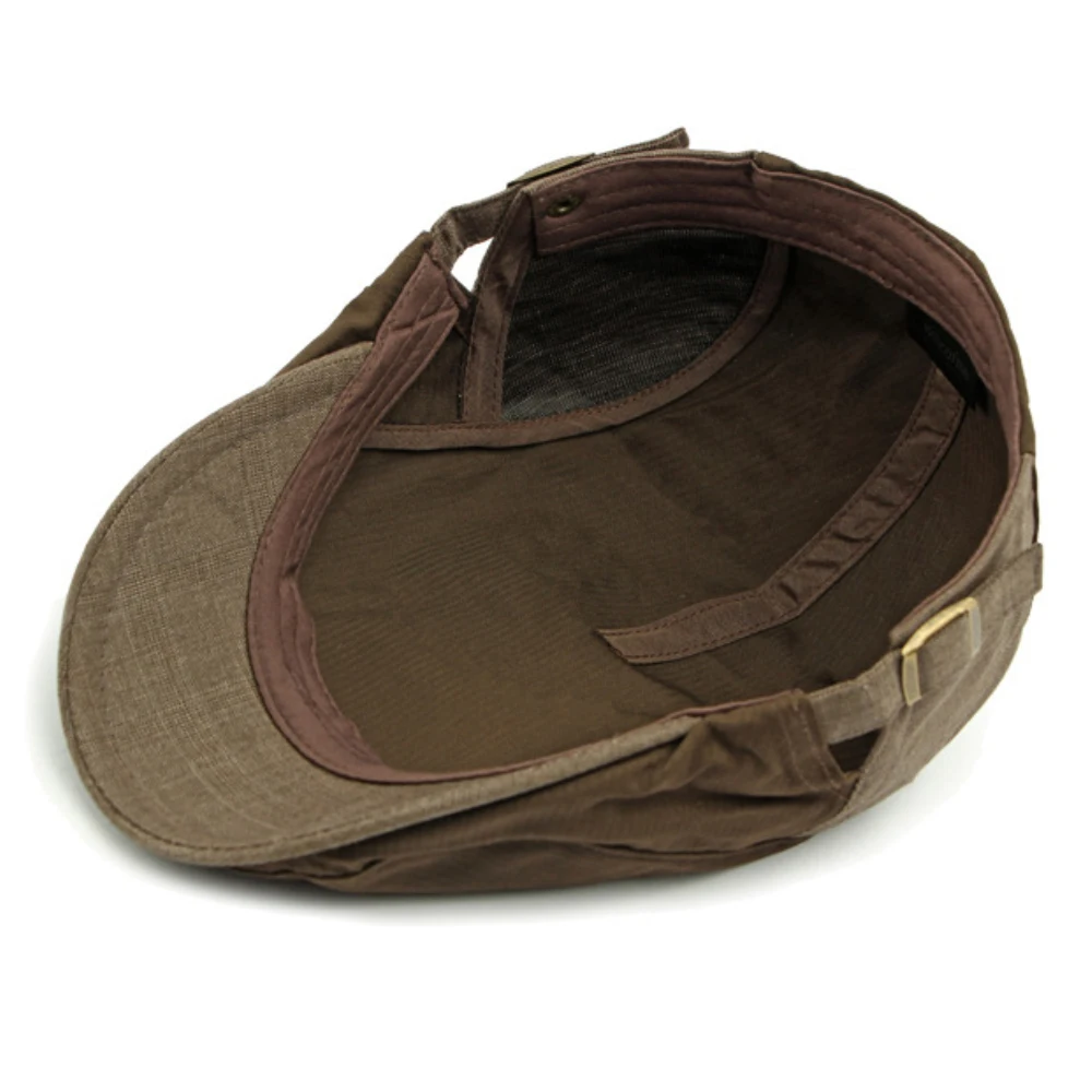 HT4723 Men Berets New Spring Summer Sun Hat Women Breathable Ivy Flat Cap Vintage Artist Painter Beret Hat Male Female Beret Cap - Image 5