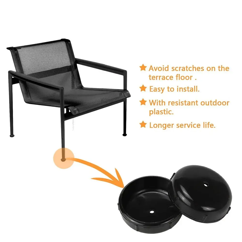 16/20/32PCS Plastic Chair Leg Caps Round Shape Easy Installation Furniture Feet Caps Floor Protection 1/2