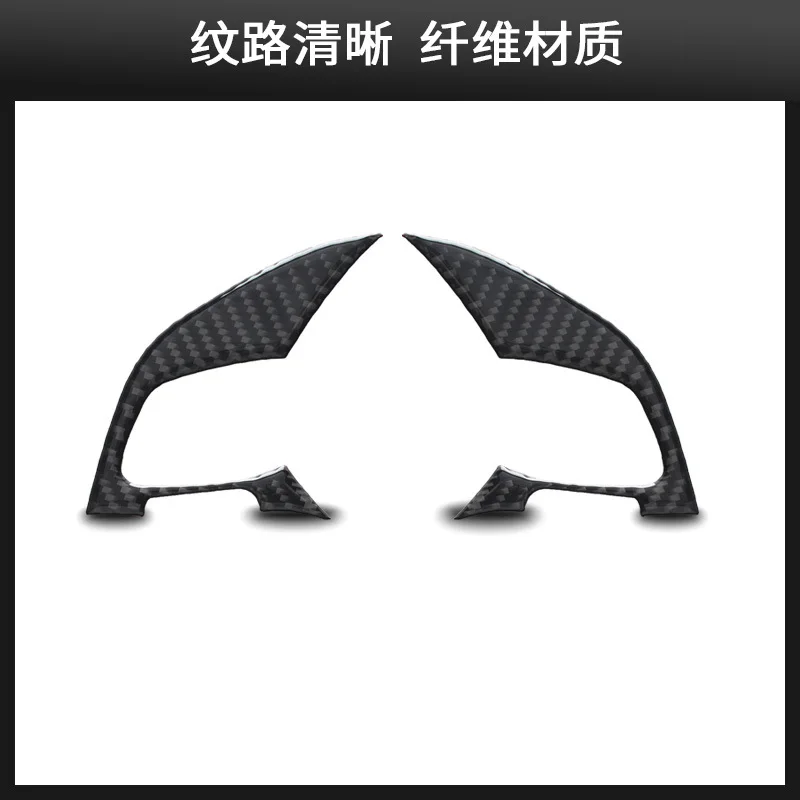 عجلة قيادة من ألياف الكربون فولكس فاجن جولف 7 على جانبي التعديل الداخلي لسيارة جولف Rline #3