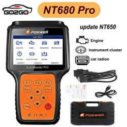 Foxwell NT680 PLUS (WIFI) / NT680 Pro All System All Makes Scanner with Special Functions Update Foxwell NT650 Elite NT630 Plus