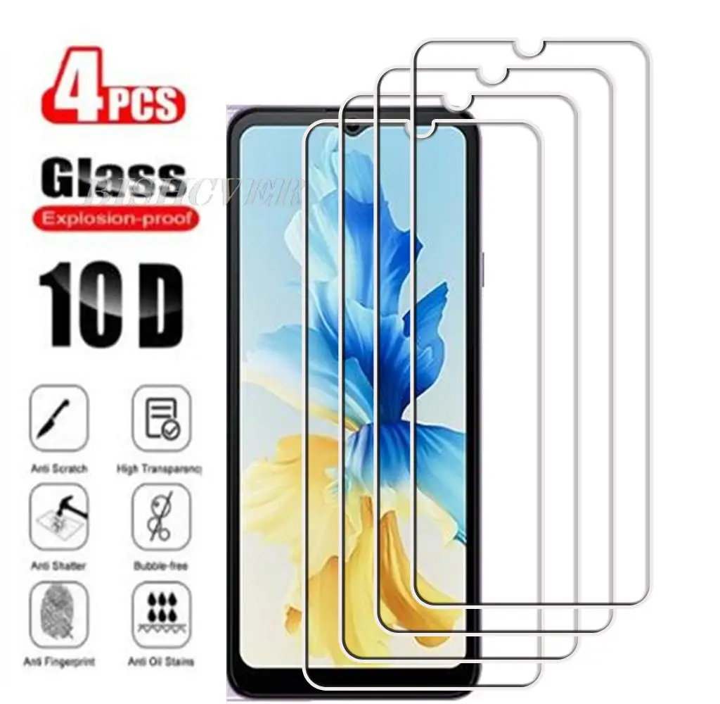 4Pcs Tempered Glass FOR Cubot Note 40 6.56