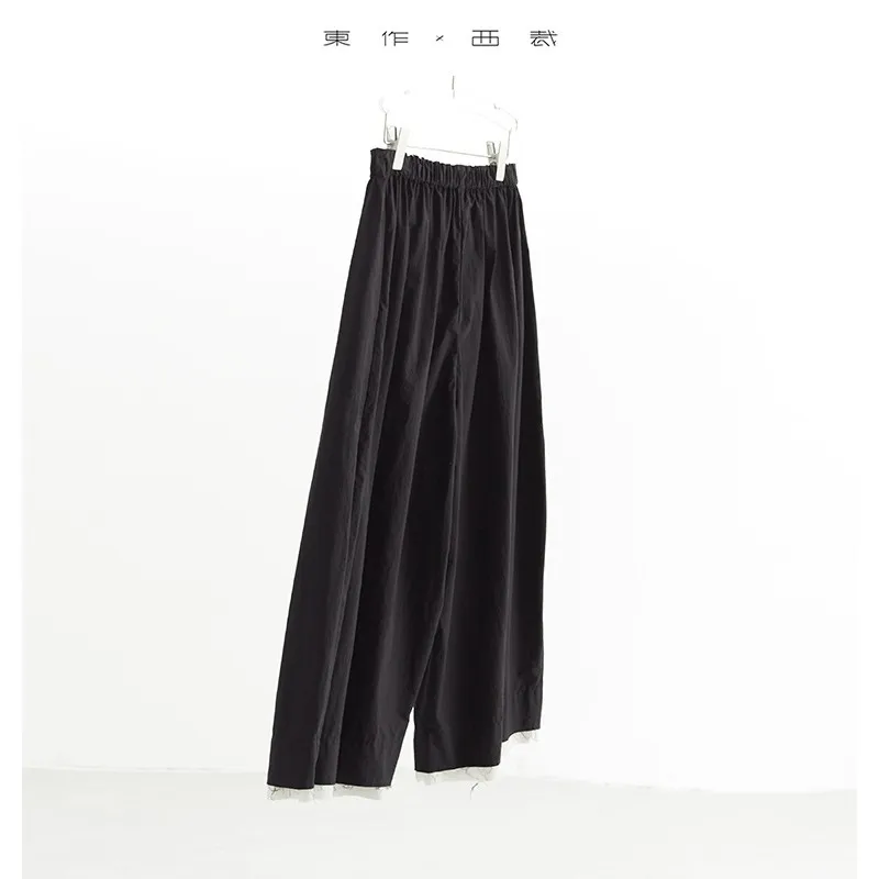 Originele wijde pijpen negenpuntsbroek voor dames 2025, lente en zomer nieuwkomers