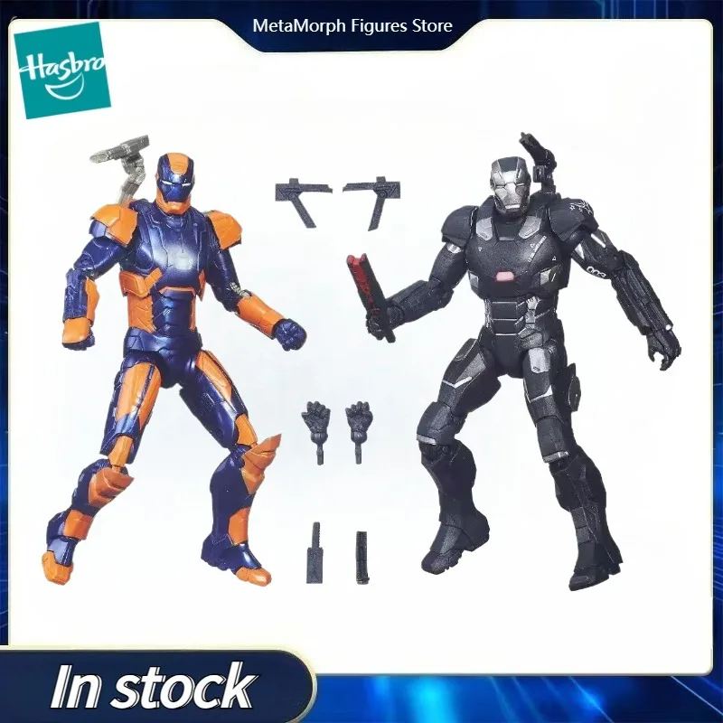 

Original Hasbro Marvel Legends Series Captain America: Civil War War Machine and Iron Man Mark 27 Anime Figure Toy Collection