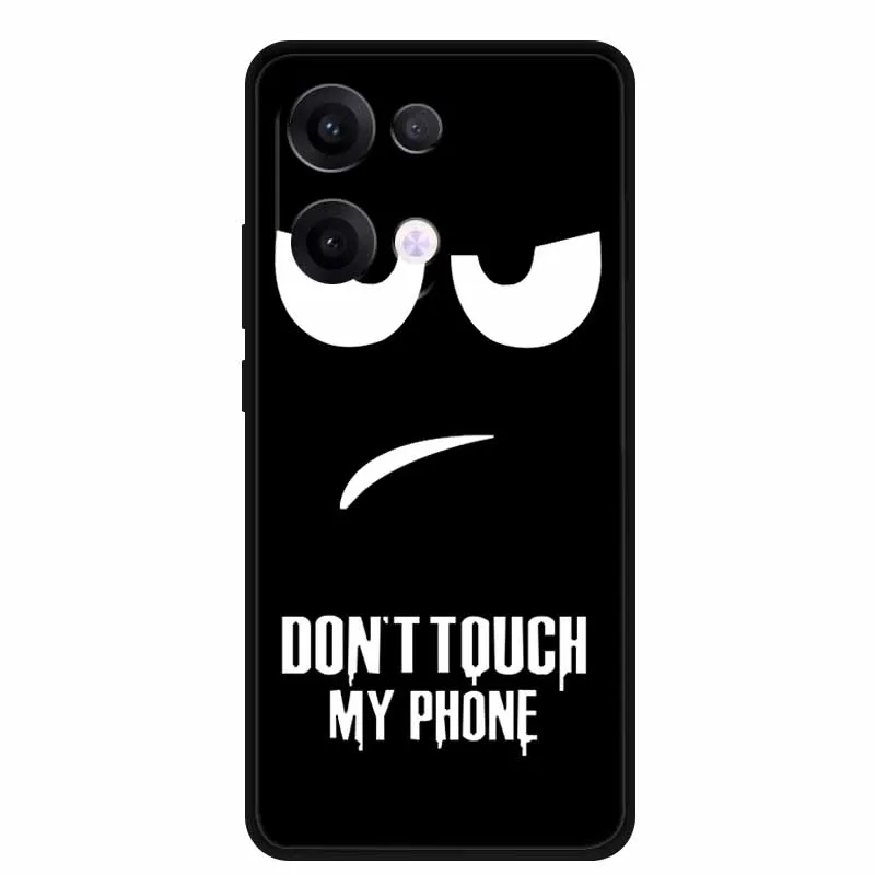 Cartoon Back Phone Cover For OPPO Reno 16 Pro 5G Luxury Printed Case Shell Reno16 Pro Etui Anime Coques Soft Silicone TPU Bumper