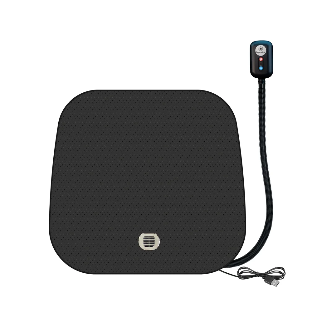 바이쿨바 시트 쿠션 USB 전기 충전식 팬이 있는 자동차 또는 의자용 시트 쿠션