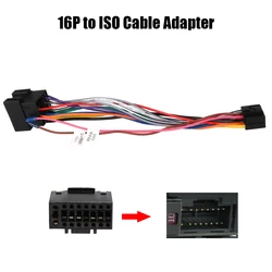 For ALPINE Wire Harness Adaptor 16 Pin Plug Cable Car Stereo Radio Car Wire Cable Adapter ISO Standard Connector Adapter