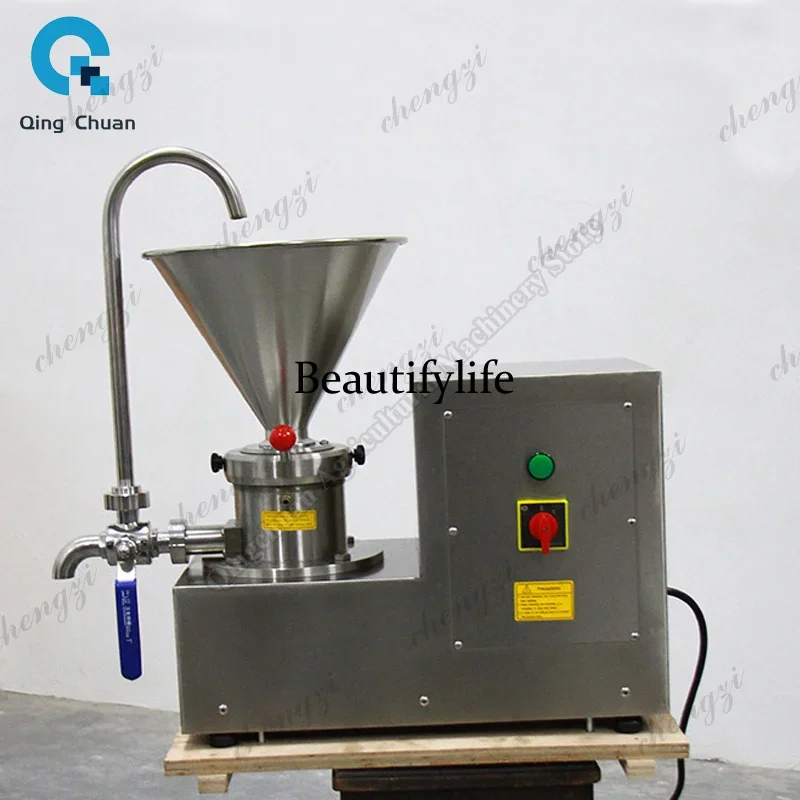 K182 Peanut Butter Maker Grinding Machine Stainless Steel Coloidal Sesame Processing Grinder Small Shea Milk Nut Paste Grinder