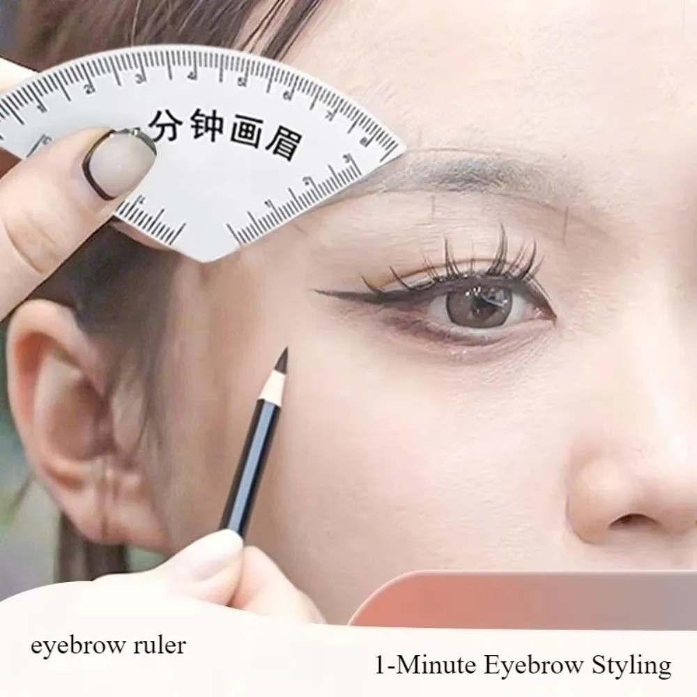 New Fast Drawing Eyebrow Drawing Eyebrow Desgin Ruler Reusable Shaping Makeup Drawing Guide Ruler Mapping Tool Women