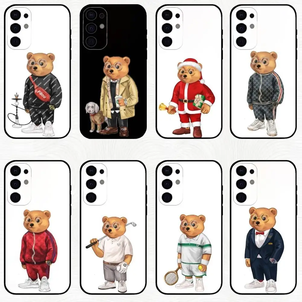 

Fashion Baron F-Filou B-Bear Phone Case For Samsung S25,S24,S23,S22,S21,S20,Plus,Fe,Lite,Others Black Cover