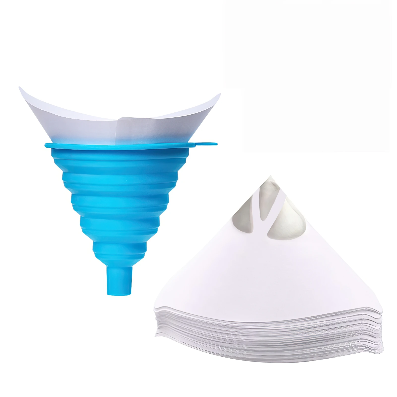 10/20/30/50Pcs Paint Filter Paper Disposable Purifying Straining Cup Conical Paint Strainers Nylon Mesh Uniform Filtration