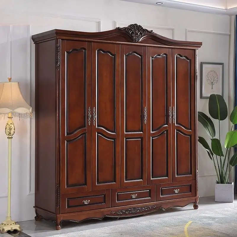 

Nordic Vintage Doors Wardrobes Adults Wood Room Cupboard Cabinet Wardrobes Clothes Storage Armario De Ropa Furniture For Home