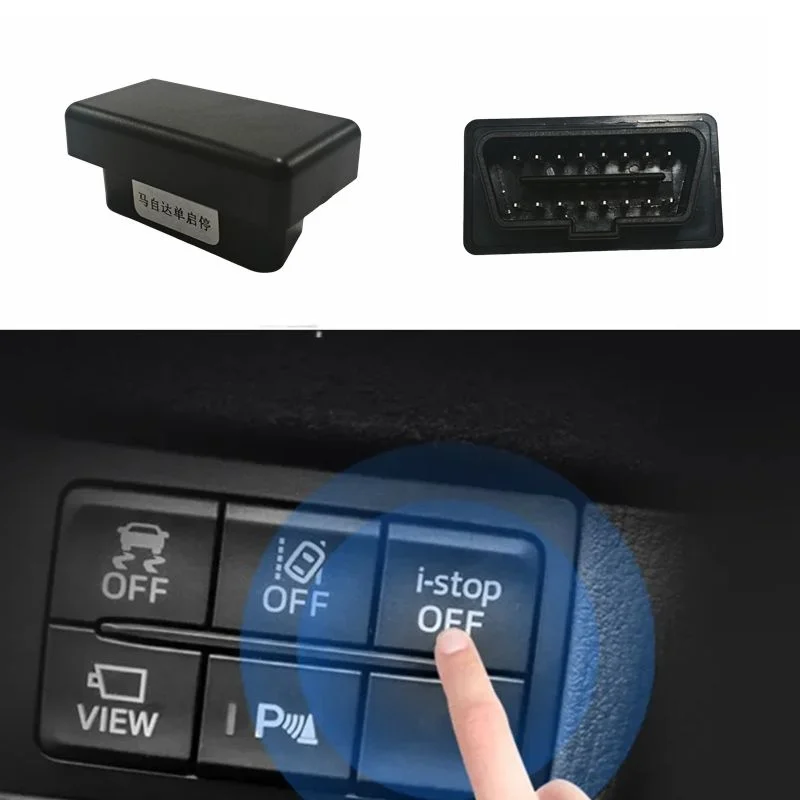 

Кнопка запуска двигателя OBD, старт-стоп, выключатель i-stop для Mazda 3 6 BM BN CX5 KF CX3 CX8 CX4 Atenza Axela тюнинг