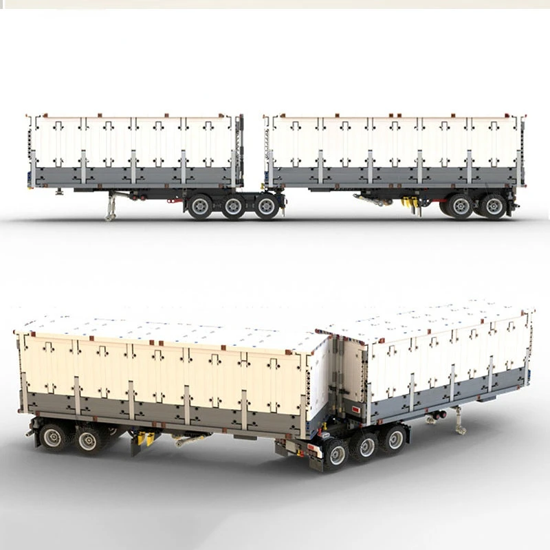 

High-tech Ecke MARK 20ft Full RC Container Trainer MOC 27224 Anthem Tri-Drive MOD 26686 Trailer Dry van (Box) Bricks DIY Toys