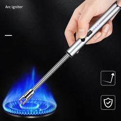 1PC Extended Electric Igniter Windproof Usb Rechargeable Ignition Stick Igniter Kitchen Gas Stove Torch Lighter Candle Lighter