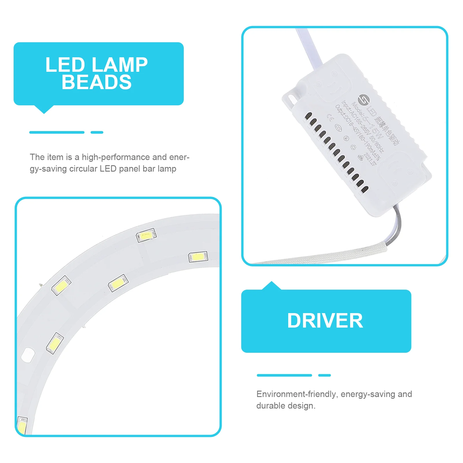 30 LED Circular Lamp 15W 220V 240V SMD 5730 Magnetic Mount for 32cm LED Ceiling Light Base Energy Saving Circular Room