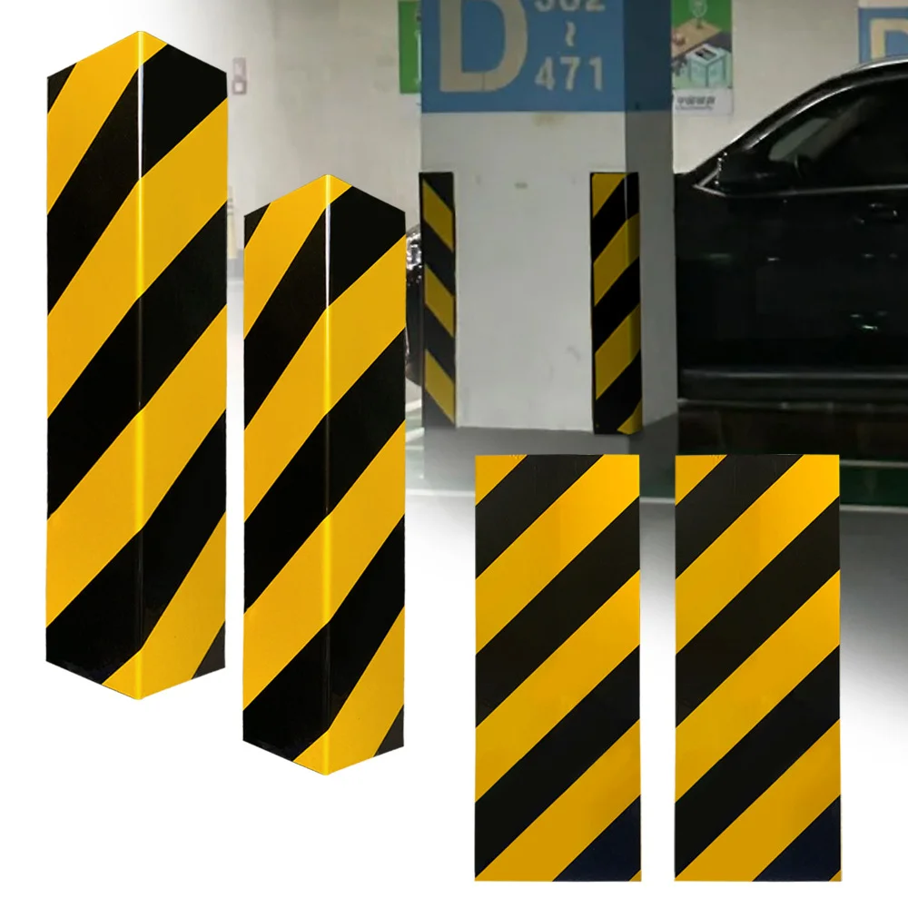 Foam Wall Corner Guards for Parking Garages, Reflective Wall Bumper Guards, Car Parking Garage for Wall Corners