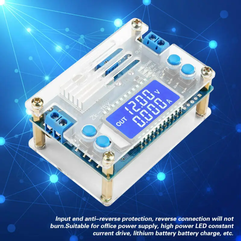 LCD Display Digital Adjustable Constant Voltage Current Step Down Module 5A For LED Battery For Charger Power Supply Converter