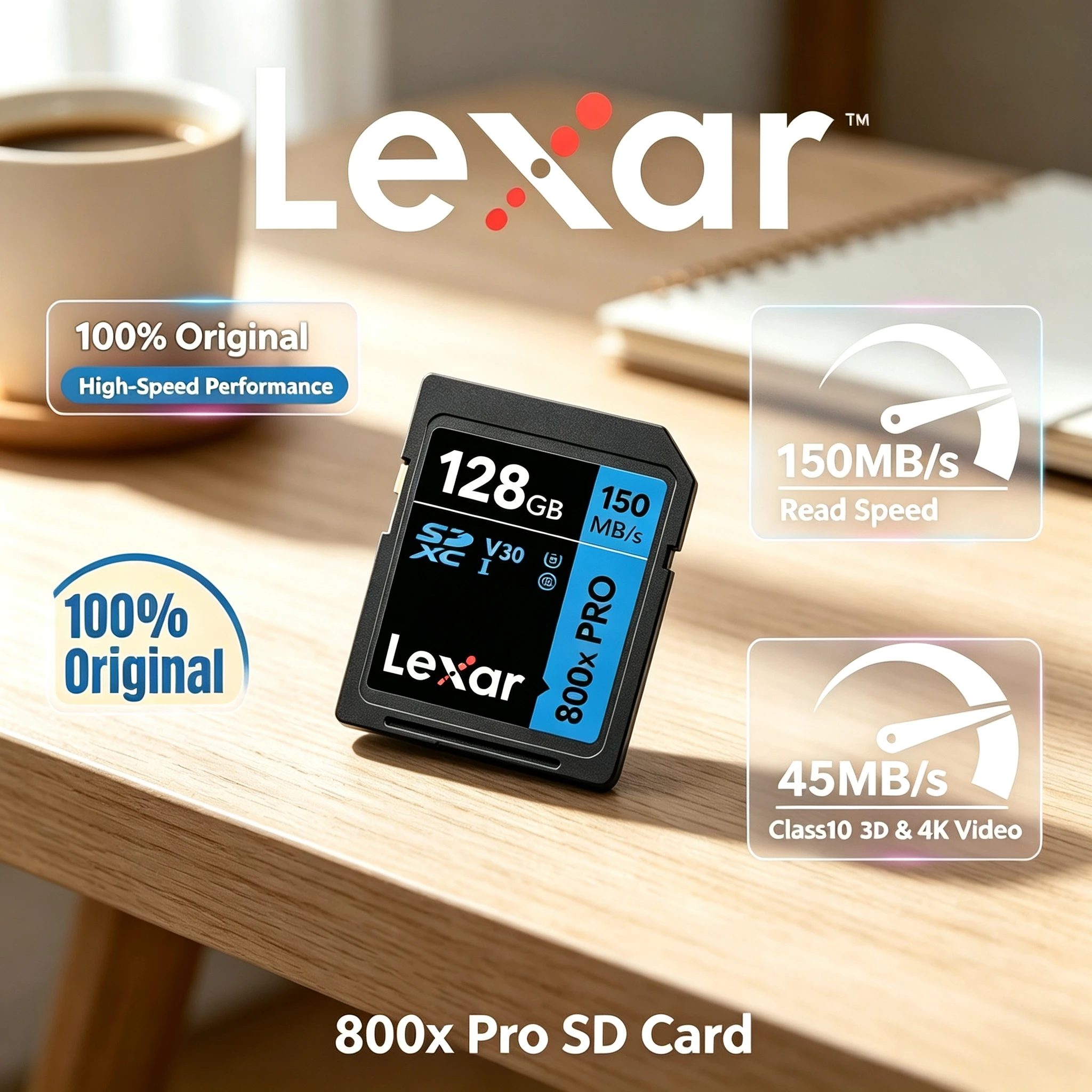lexar-800x-pro-sd-memory-card-uhs-i-class-10-v30-150mb-s-read-4k-video-support-32gb-256gb-for-pro-camera-photographer
