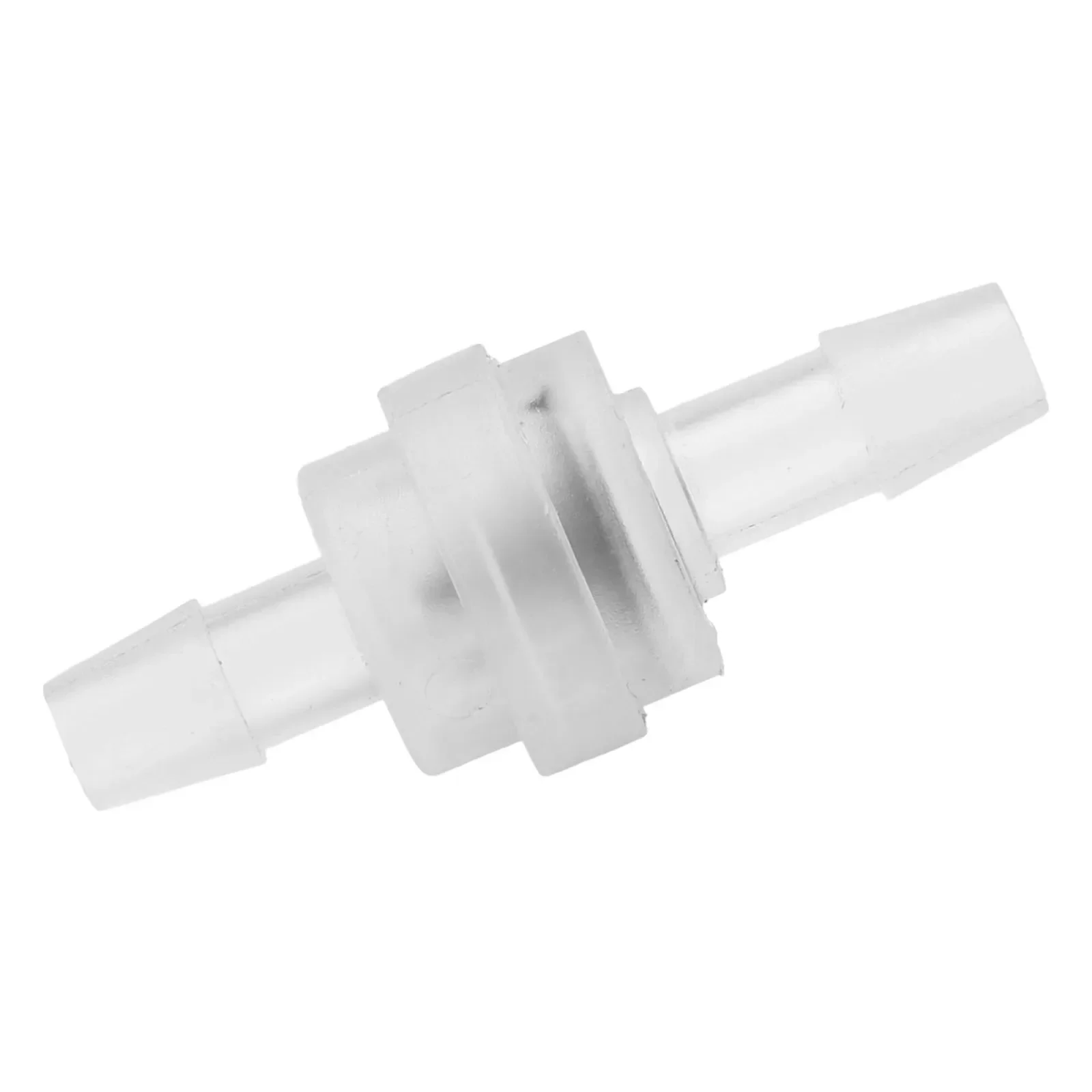 3-12mm Hose ID Plastic White Check Valve Way Non-return Valve For Water Petrol Diesel Oils And Other Fluids