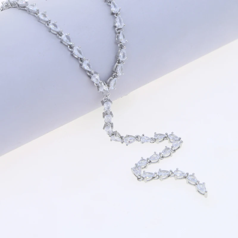 Hot Selling 5a Cz Choker Crystal Gem Luxury Chokers Collar Chocker Chunky Y Necklace Women Wedding Sexy Jewelry Drop Ship