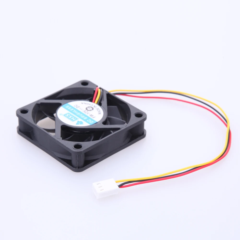 60mm Case Fan DC 12V 3Pin PC CPU Cooling Cooler Fan 4500RPM Computer CPU Cooling Fan PC Case Chassis Fans Computer Accessories