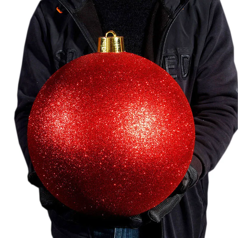 Big Plastic Jewelry Plated Ball Big Plastic Ball Hanging Decorative Shopping Mall Matte Glitter Gadgets
