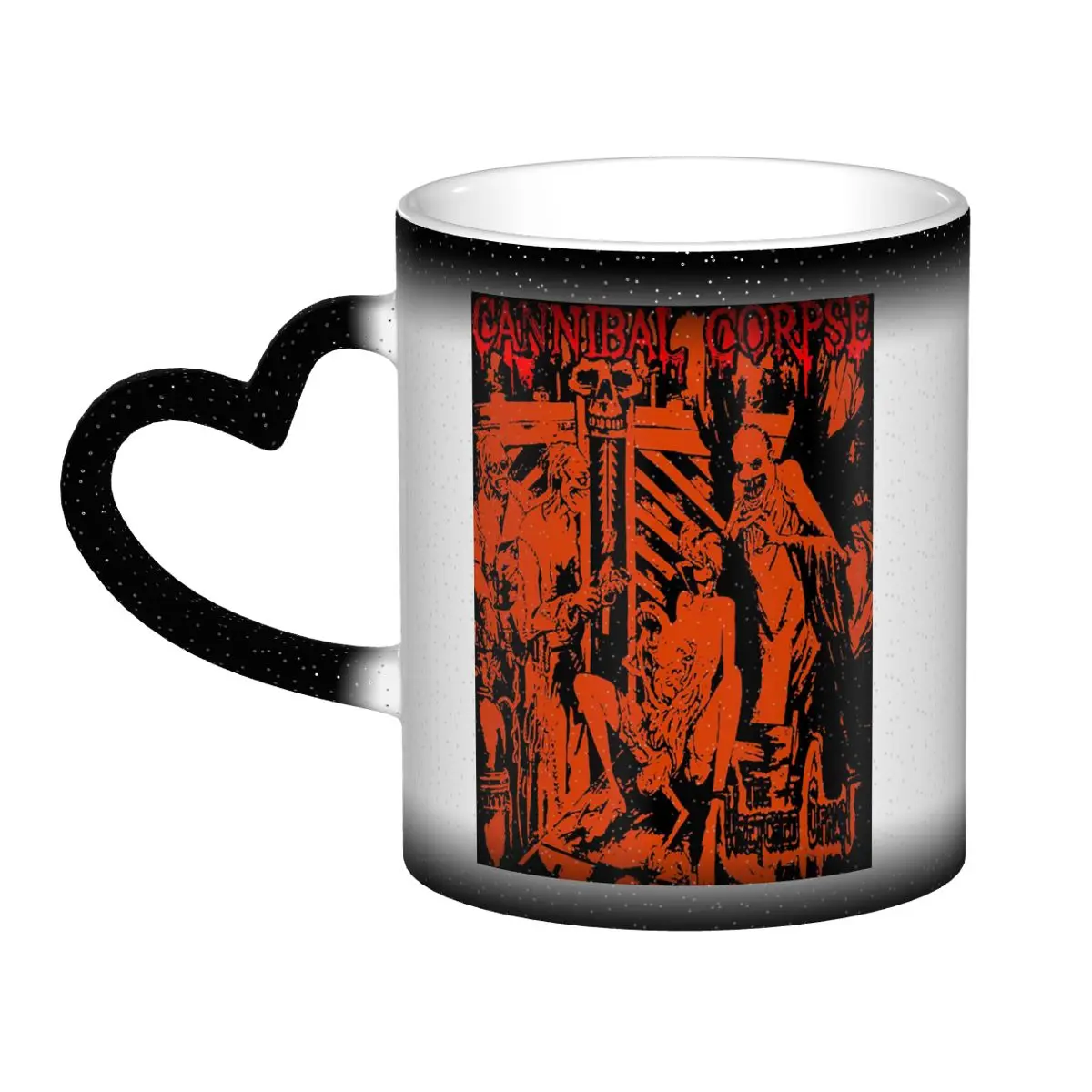 

Cannibal Corpse Death Metal Music Band Mug Funny Ceramic Coffee Cups Tea Mugs Milk Cup Drinkware Gifts for Woman Man
