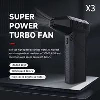 Powerful Air Blower 130000RPM Mini Turbo Jet Fan Handheld Turbo Violent Fan Brushless Motor High Speed Duct Fan PC Cleaning Tool