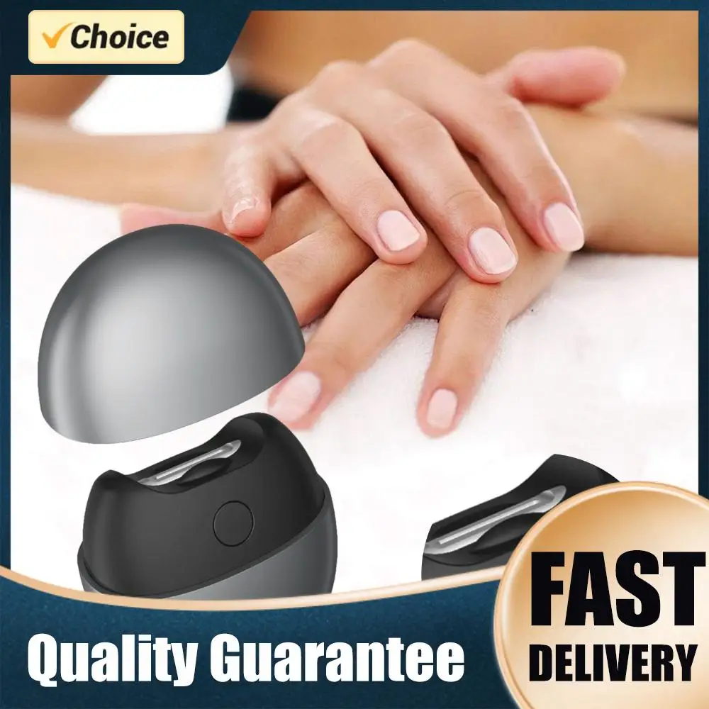 

Electric Automatic Nail Trimmer with Light and Scraps Storage Rechargeable Nail Cutter Suitable for Baby Elderly and Adults