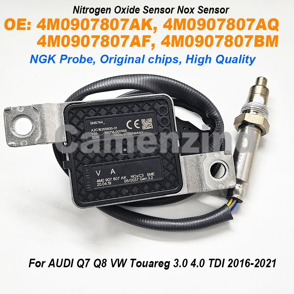 

4M0907807AK 4M0907807AQ Nitrogen Oxide NOX Sensor 4M0907807AF 4M0907807BM For AUDI Q7 Q8 VW Touareg 3.0 4.0 TDI 2016-2021
