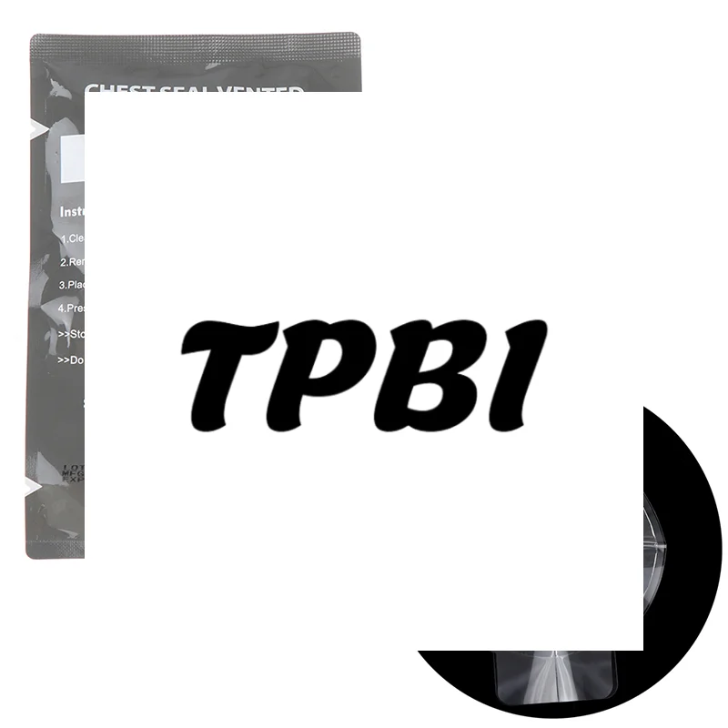 1 قطعة عالية الجودة أمريكا الشمالية الإنقاذ Hyfin الصدر ختم الطبية الصدر ختم تنفيس #1