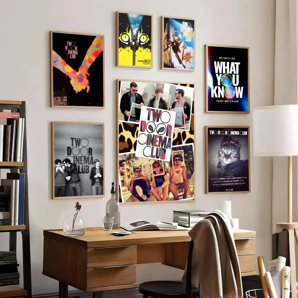 Two Door Cinema Club Poster HD Art Sticky Wall Waterproof Home Living Room Bedroom Bar Aesthetic Decoration