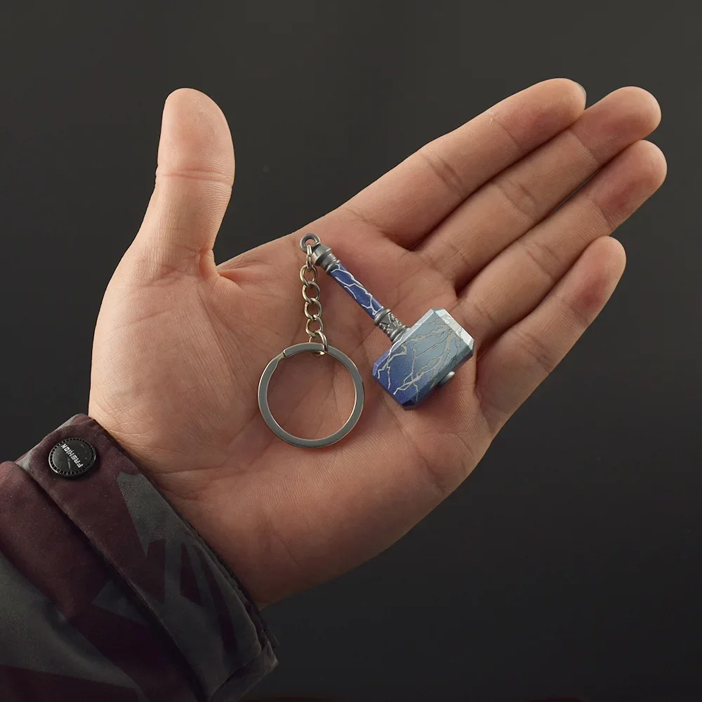 Valorant المشاجرة السيف Smite سكين سلسلة المطرقة Cratfs لعبة المفاتيح قلادة عمل الشكل جميع المعادن سطح المكتب الحلي الأولاد الهدايا