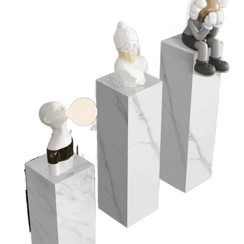 

Flower stand display stand living room floor ornament marble