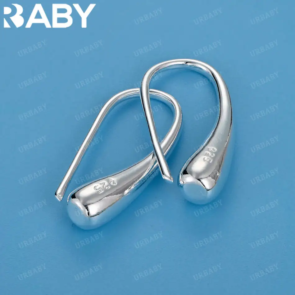 

URBABY 925 Sterling Silver Wedding Hook Beautiful High Quality Earring Jewelry For Women Daily Wear And Trend Gift