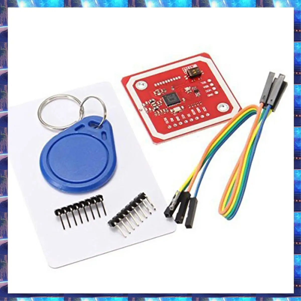

2025 PN532 NFC NXP RFID Module V3 Kit Near Field Communication Reader Module Kit I2C SPI HSU With S50 White Card Key Card,PN532