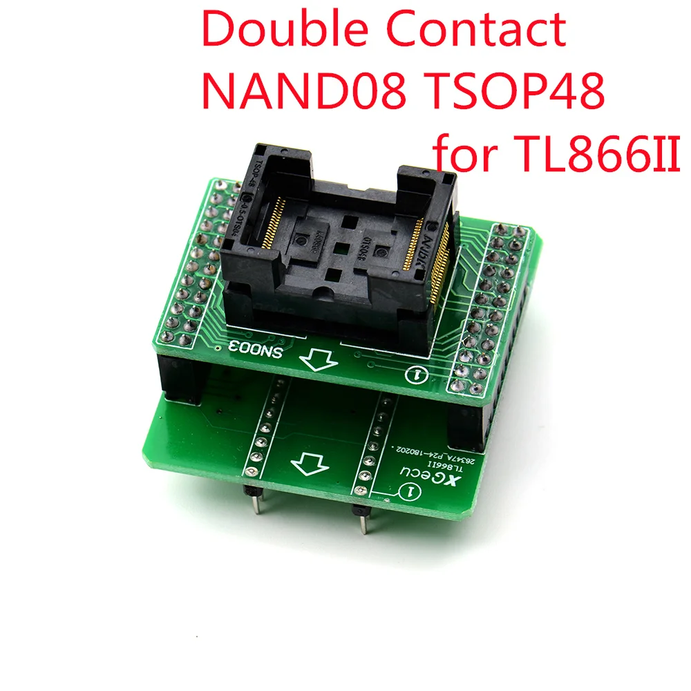 Newest NAND Flash Programmer TSOP48 Adapter for TL866II Plus Programming Calculator Chip Smart Fast Reading High Quality