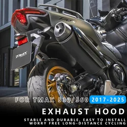 MTKRACING for YAMAHA TMAX 530/560 2017-2025 Motorcycle exhaust pipe muffler heat shield protective cover fit BC3-14718