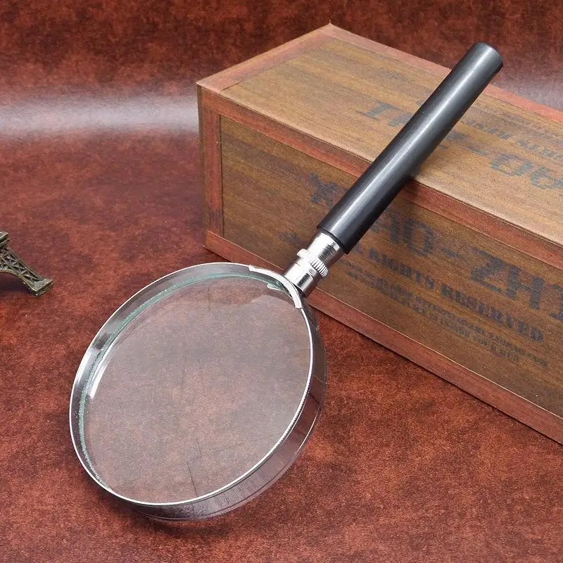 1pcs Jewelry Reading Magnifying Glass Loupe For Reading Jewelry Coins Stamps Senior Kids 3X Professional Magnifying Glass