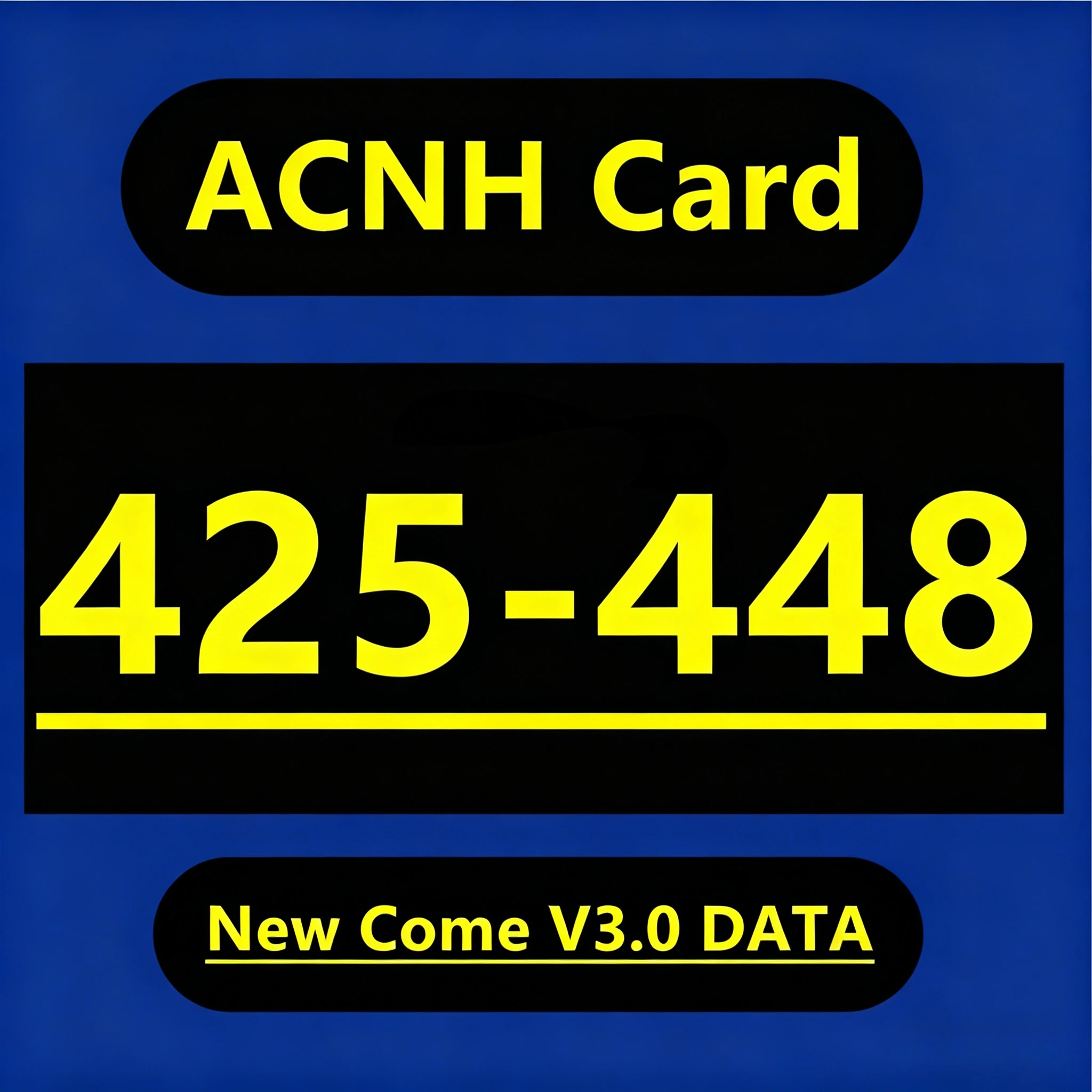 Nouvelle Carte Interactif ACNH Villager 425-448, Carte NFC Portable, Cartes de Jeu de Collection Haute Définition 85.5x54mm, Très Populaire
